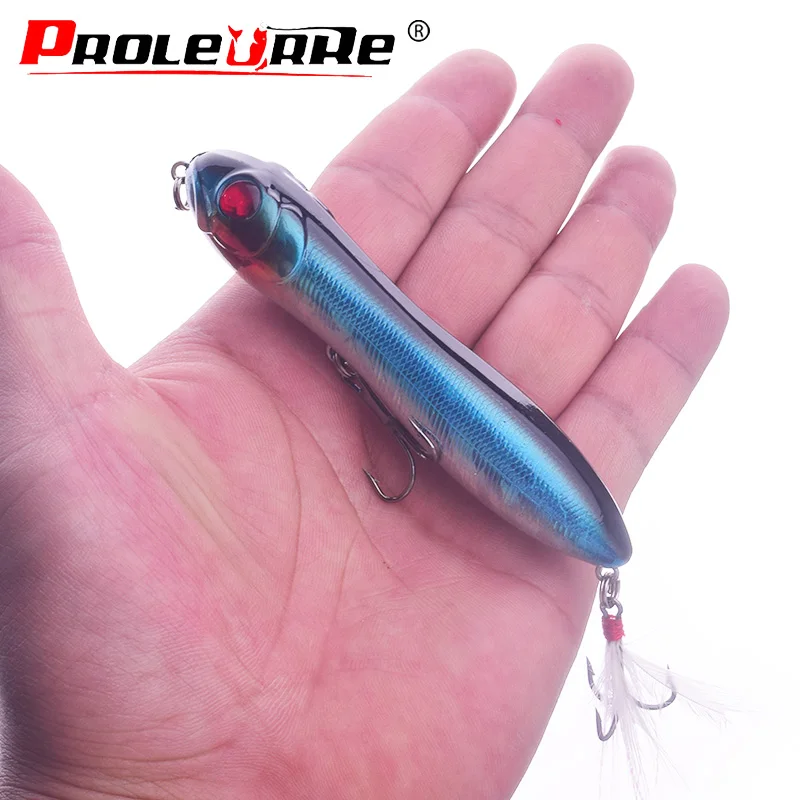 1Pcs 10cm 16g top water pencil wobblers fishing lure surface dog walking whopper plopper popper for outdoor minnows hard bait
1Pcs 10cm 16g top water pencil wobblers fishing lure surface dog walking whopper plopper popper for outdoor minnows hard bait