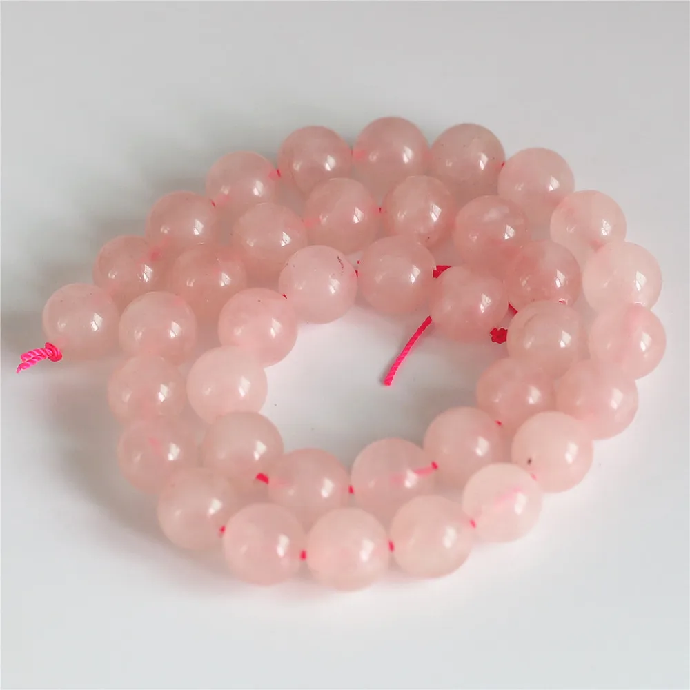 10mm Round Natural Rose Pink Crystal Stone Beads For Bracelets Men Women Wholesale DIY Making Jewelry Accessories 140pcs/lot
10mm Round Natural Rose Pink Crystal Stone Beads For Bracelets Men Women Wholesale DIY Making Jewelry Accessories 140pcs/lot