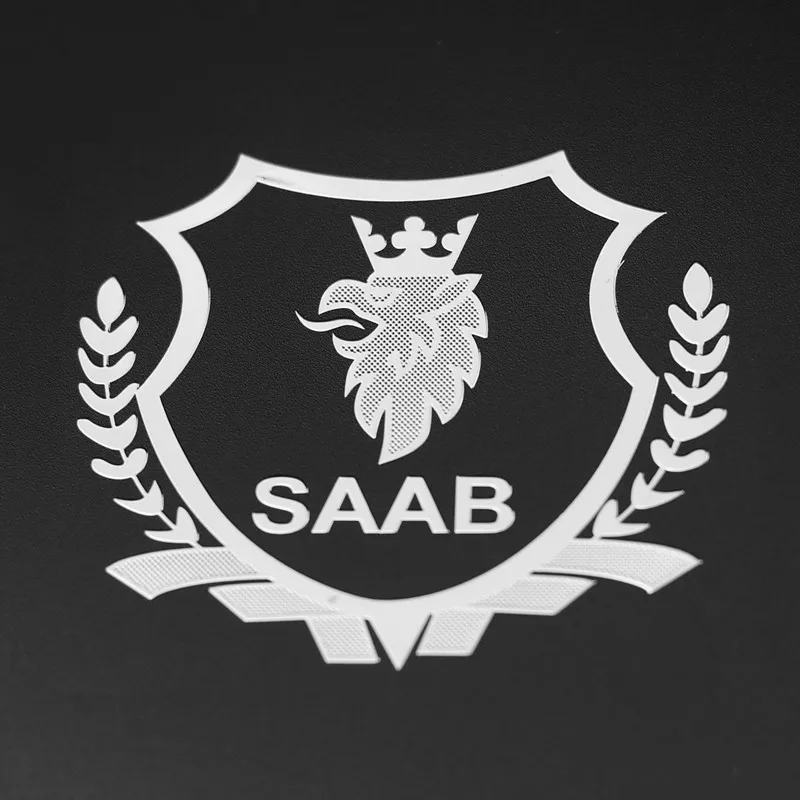 2 шт. отличное 3D Металл автомобиля стикер эмблема значок чехол для Saab 03 10 9 3 5 93 95 9000