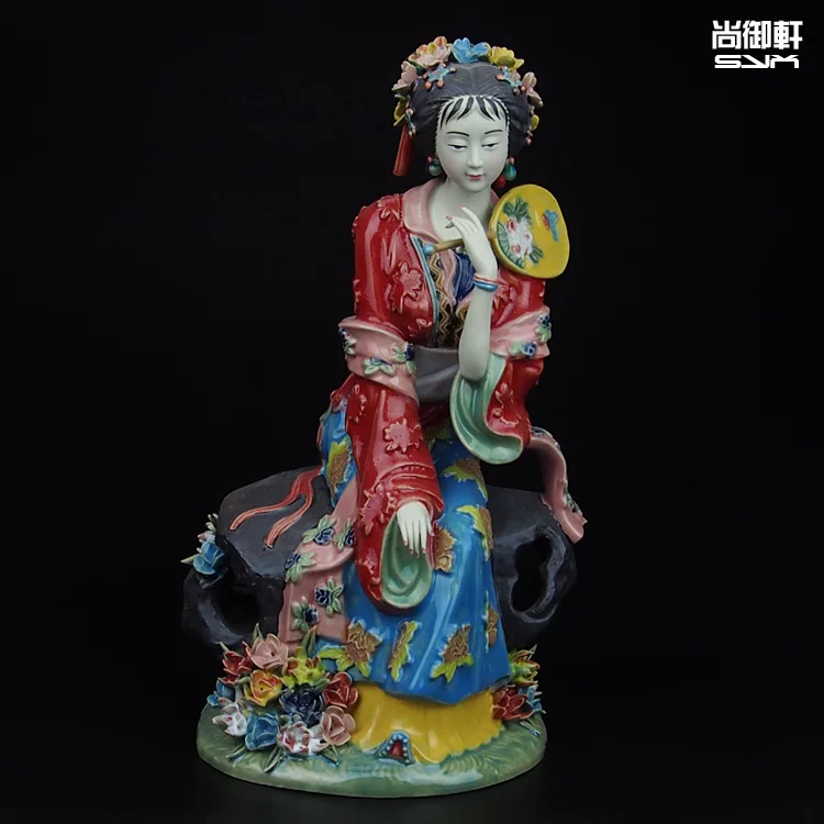 Shiwan doll master of fine ancient characters of a dream of Red Mansions twelve beauties figure ceramic ornaments crafts
Shiwan doll master of fine ancient characters of a dream of Red Mansions twelve beauties figure ceramic ornaments crafts