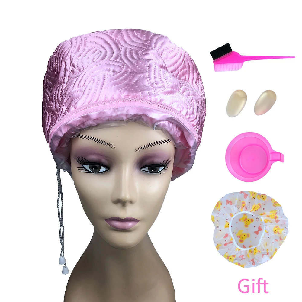 Electric Heating Cap Dye Hair Cap Coloring Cap Pink Wet Hair Drying Hair Care Tool with 2 levels Temperature
Electric Heating Cap Dye Hair Cap Coloring Cap Pink Wet Hair Drying Hair Care Tool with 2 levels Temperature