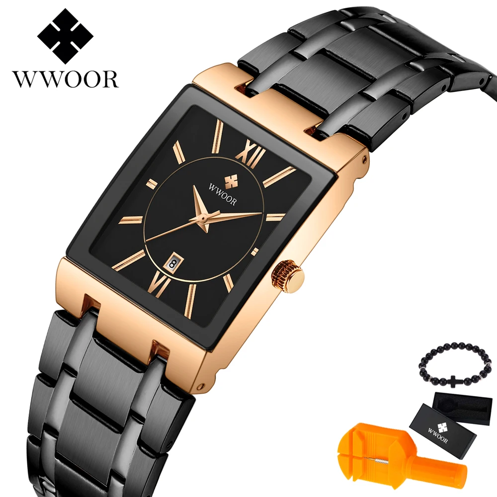 WWOOR Mens Watches Luxury Brand Quartz All steel Waterproof Clock Fashion Sport Business Military Men Watch relogio masculino
WWOOR Mens Watches Luxury Brand Quartz All steel Waterproof Clock Fashion Sport Business Military Men Watch relogio masculino