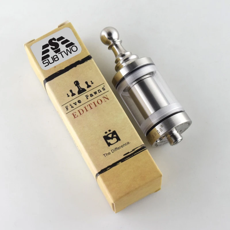 2pcs SUB TWO Kayfun Five Pawns Rda Electronic Cigarette Atomizer Rda For E Cigarette Box Mod Vape Mod Atomizer Vs Taifun Gt
2pcs SUB TWO Kayfun Five Pawns Rda Electronic Cigarette Atomizer Rda For E Cigarette Box Mod Vape Mod Atomizer Vs Taifun Gt