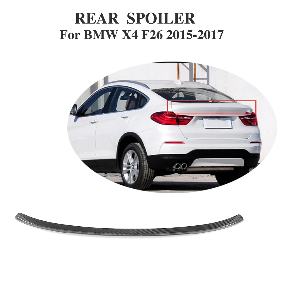 Задний спойлер из углеродного волокна оконные крылья для BMW F26 X4 SUV M Sport 2015-2017