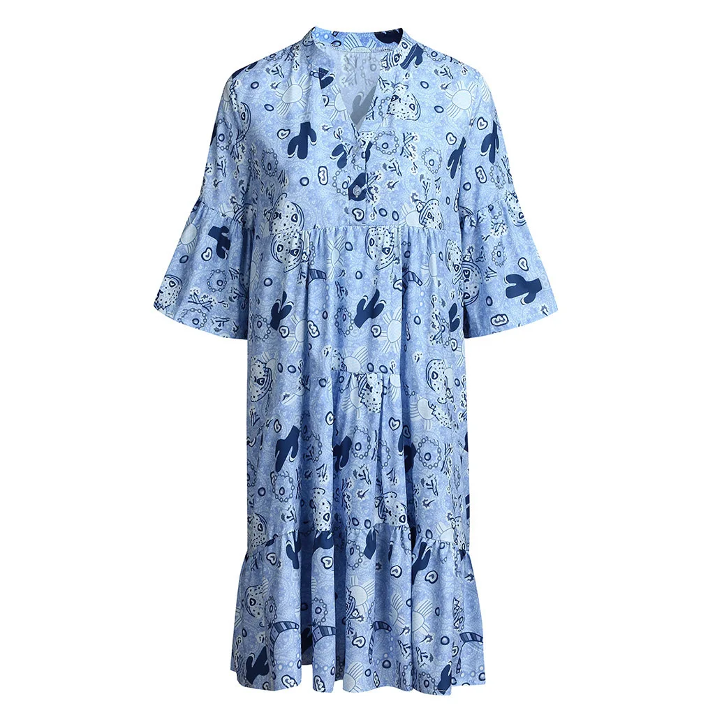 Plus Size One-Piece Dress 2019 Fashion Graceful Printed Draped Ruffled Dress Girl College Style Pink Green Blue Short Vestidos
Plus Size One-Piece Dress 2019 Fashion Graceful Printed Draped Ruffled Dress Girl College Style Pink Green Blue Short Vestidos