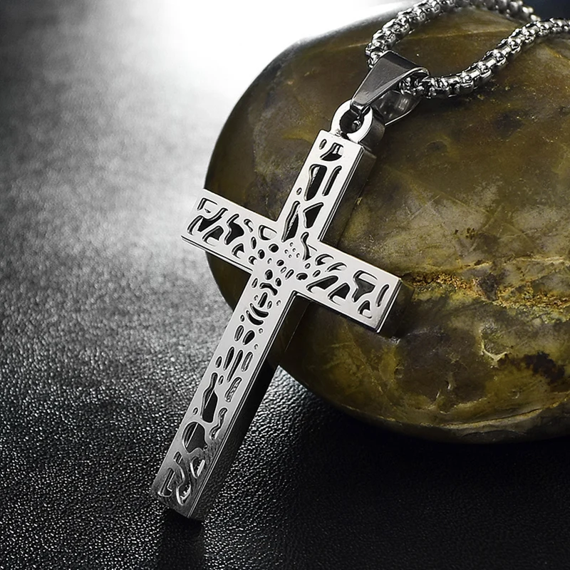 CHIMDOU Cross Necklace For Men Women Gold Silver Black Blue Stainless Steel Chain 2018 Fashion Necklaces Vintage Pendant Jewelry
CHIMDOU Cross Necklace For Men Women Gold Silver Black Blue Stainless Steel Chain 2018 Fashion Necklaces Vintage Pendant Jewelry