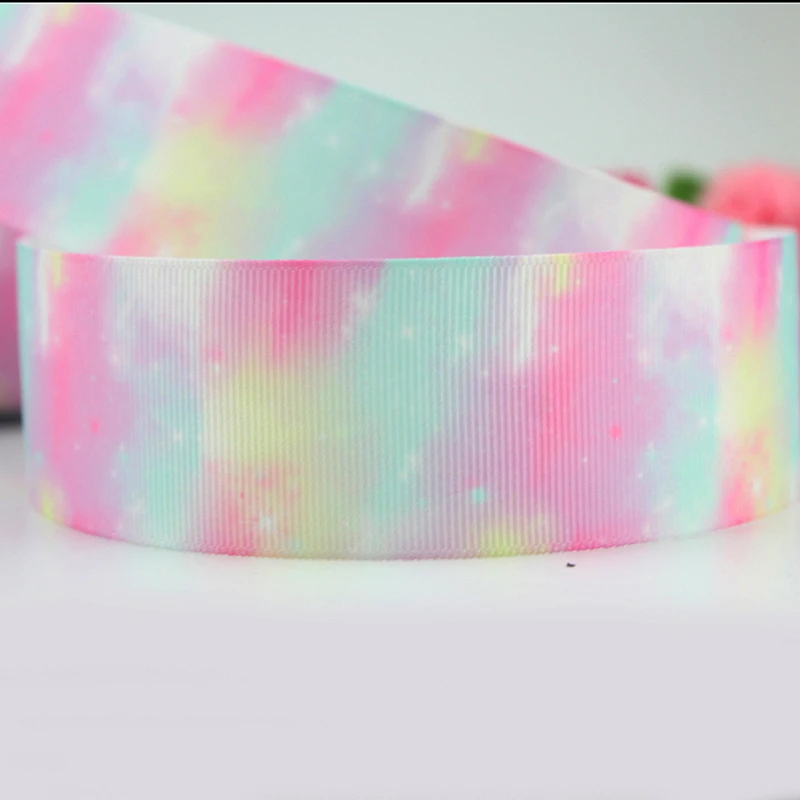 1" 25mm rainbow colored fabric tape hot-transfer printed grosgrain polyester ribbon for christmas handmade 10 yards
1" 25mm rainbow colored fabric tape hot-transfer printed grosgrain polyester ribbon for christmas handmade 10 yards
