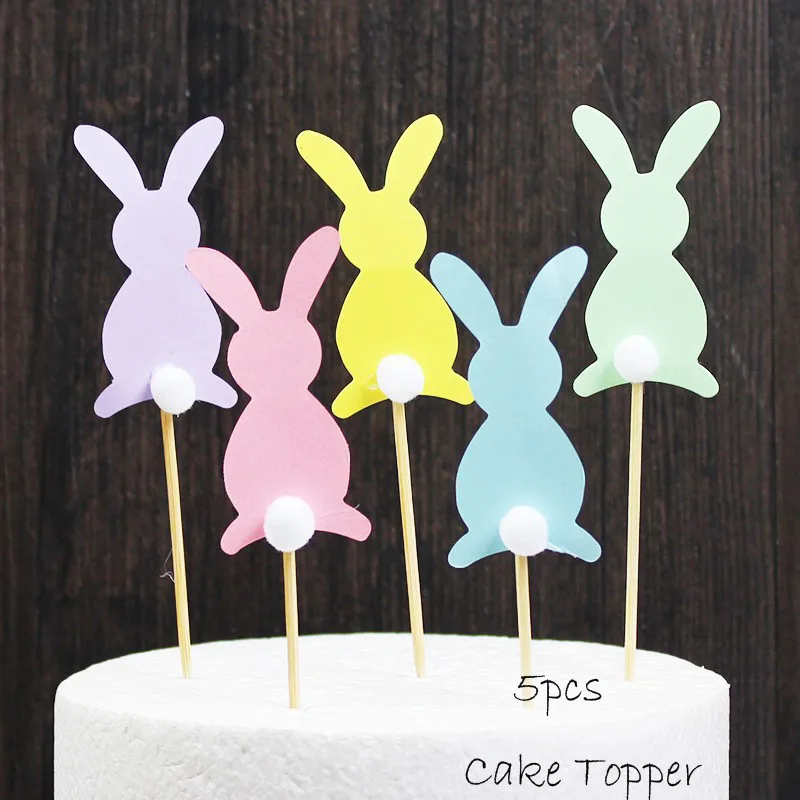 Omilut 5pcs Easter Bunny Cake Cupcake Toppers Picks Easter Cake Decorations for Easter Birthday Party Rabbit Banner Supplies
Omilut 5pcs Easter Bunny Cake Cupcake Toppers Picks Easter Cake Decorations for Easter Birthday Party Rabbit Banner Supplies