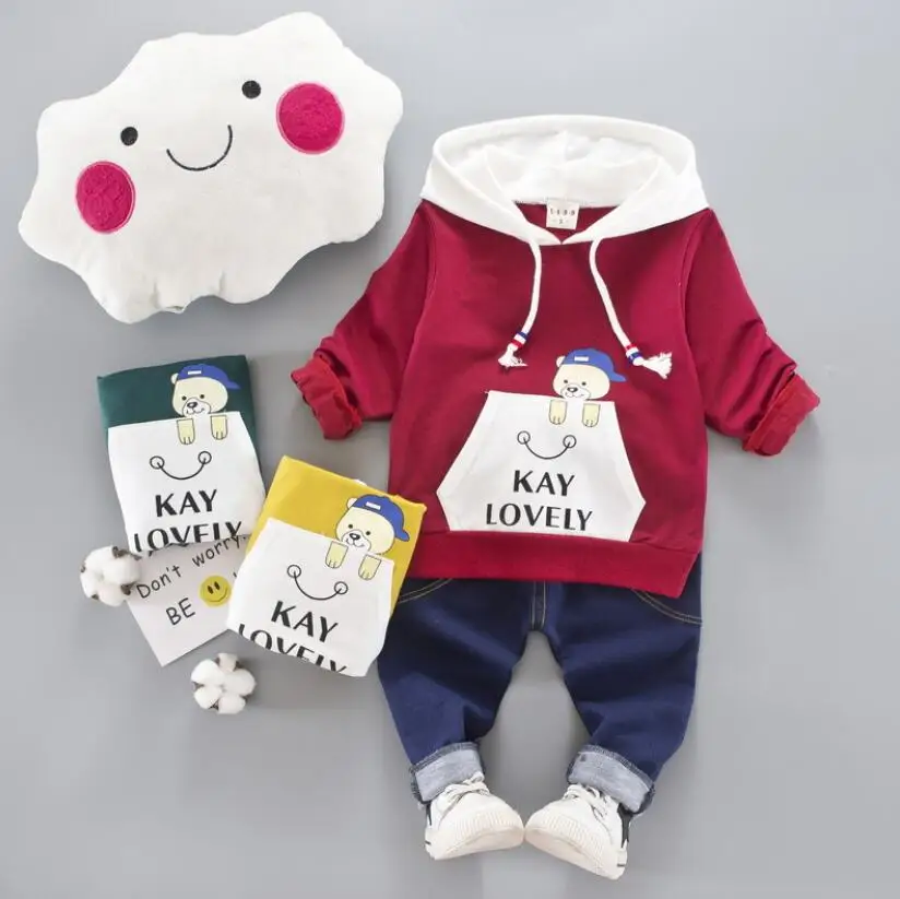 Baby boy Casual clothing set kids clothes boy sport suit hoodie + jeans pants 2 pcs set spring autumn toddler boy set for 6M-3T
Baby boy Casual clothing set kids clothes boy sport suit hoodie + jeans pants 2 pcs set spring autumn toddler boy set for 6M-3T