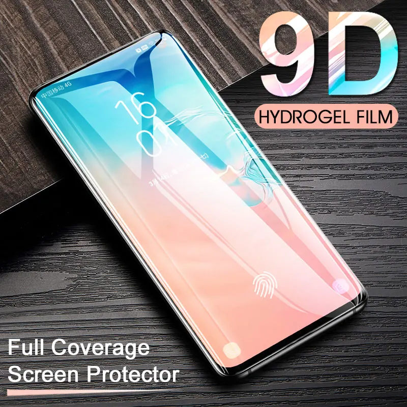 9D мягкая Гидрогелевая пленка для Samsung Galaxy S10 Lite Plus защитная на весь экран не стекло