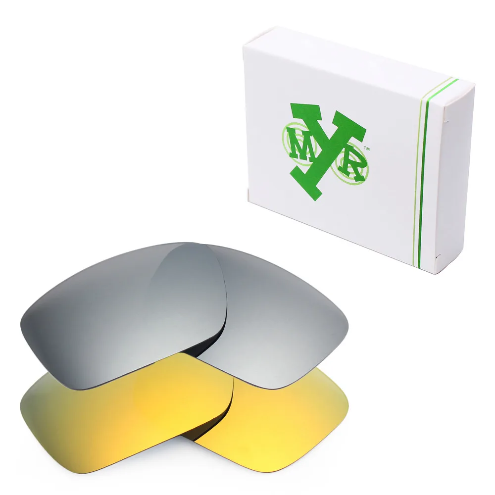 2 Pairs Mryok Anti-Scratch POLARIZED Replacement Lenses for Oakley Fuel Cell Sunglasses Silver Titanium & 24K Gold
2 Pairs Mryok Anti-Scratch POLARIZED Replacement Lenses for Oakley Fuel Cell Sunglasses Silver Titanium & 24K Gold