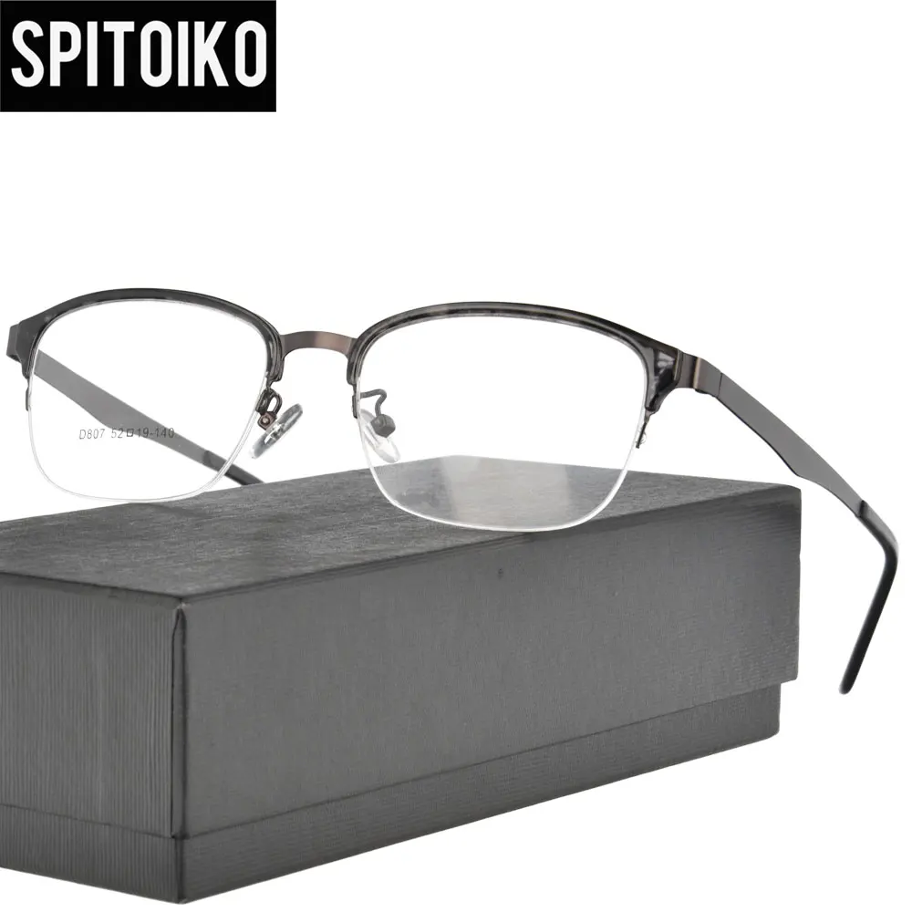 SPITOIKO Half Rim Optical Frame Metal Unisex Myopia Spectacles Prescription Eyewear Eyeglasses D807
SPITOIKO Half Rim Optical Frame Metal Unisex Myopia Spectacles Prescription Eyewear Eyeglasses D807