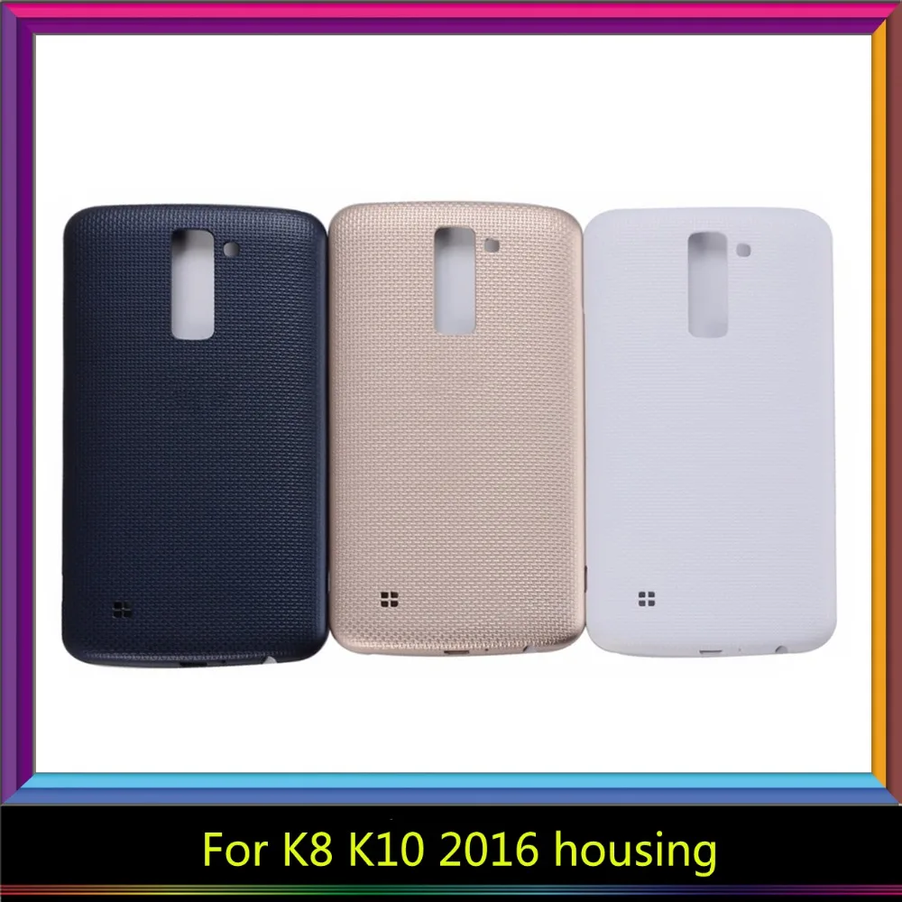 Для LG K8 K10 2016 Батарея задняя крышка Корпус дверь для Корпус|Корпусы и рамки