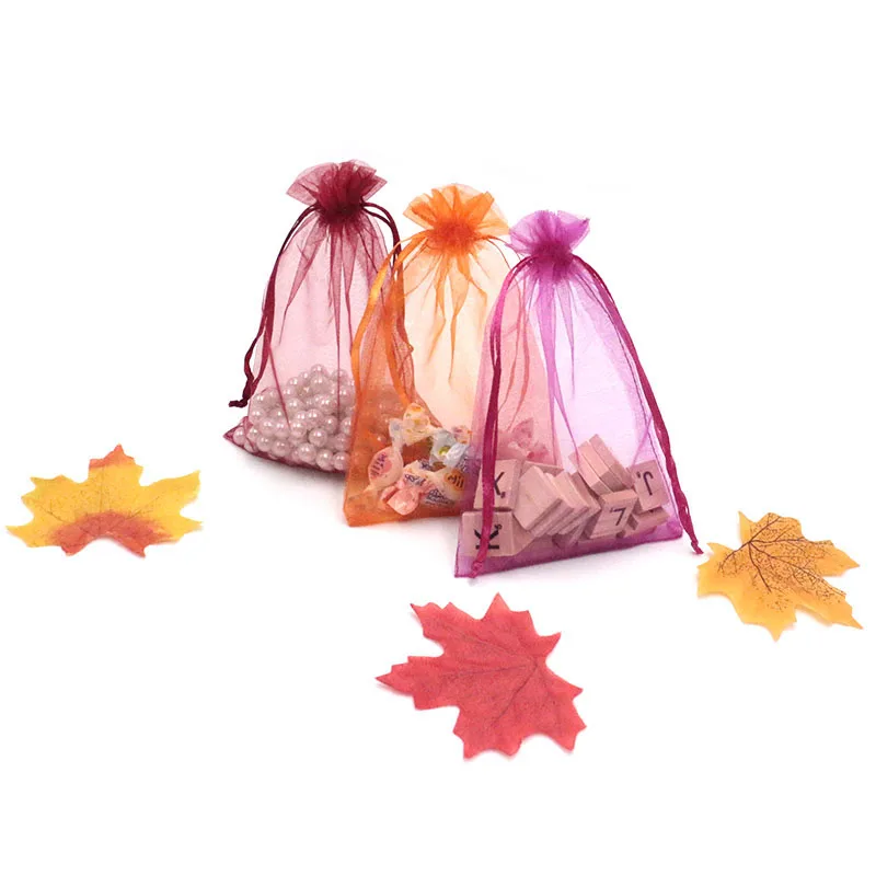 Fashional 200pcs 11x16cm Colorful Organza Bags in all Category Jewerly Packaging&Display Candy&Dry Flower Pouch Bags
Fashional 200pcs 11x16cm Colorful Organza Bags in all Category Jewerly Packaging&Display Candy&Dry Flower Pouch Bags