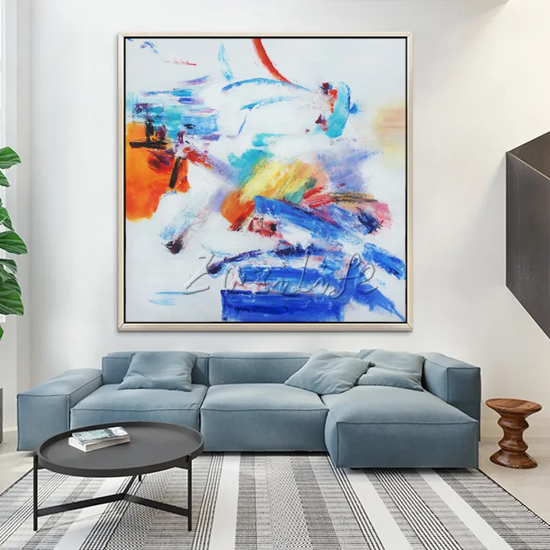 Canvas oil painting wall art pictures for living room home decor abstract color hand painted quadros art cuadros decoracion
Canvas oil painting wall art pictures for living room home decor abstract color hand painted quadros art cuadros decoracion