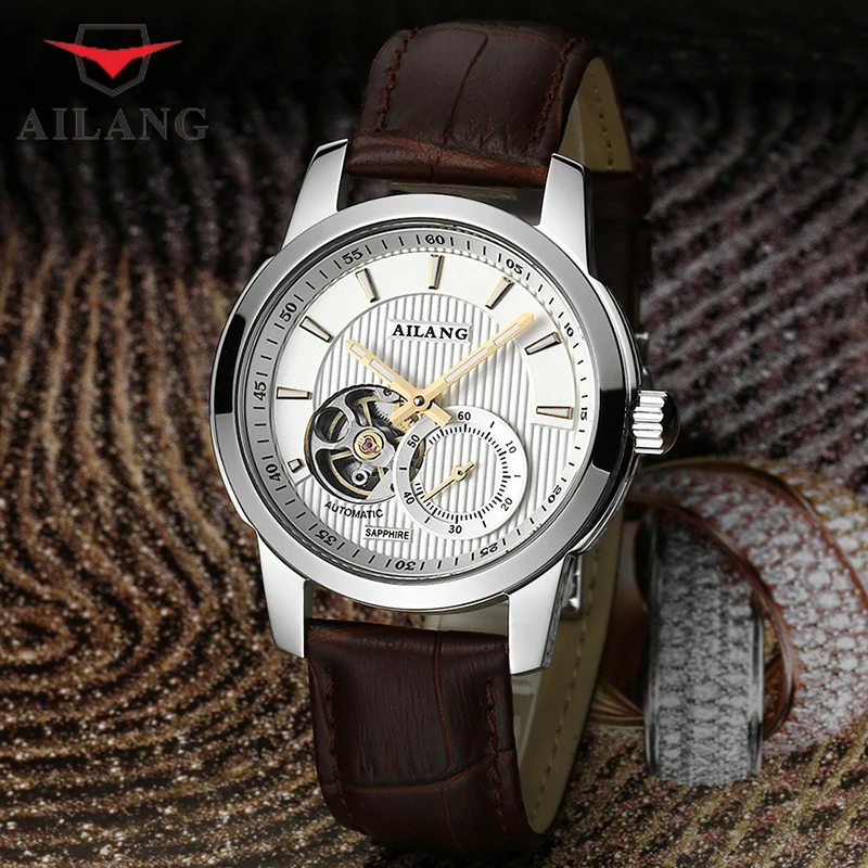 AILANG Business Men Black Wrist Wtaches Leather Strap Brand Luxury Hombre Full Steel Automatic Watches Relogio A066
AILANG Business Men Black Wrist Wtaches Leather Strap Brand Luxury Hombre Full Steel Automatic Watches Relogio A066