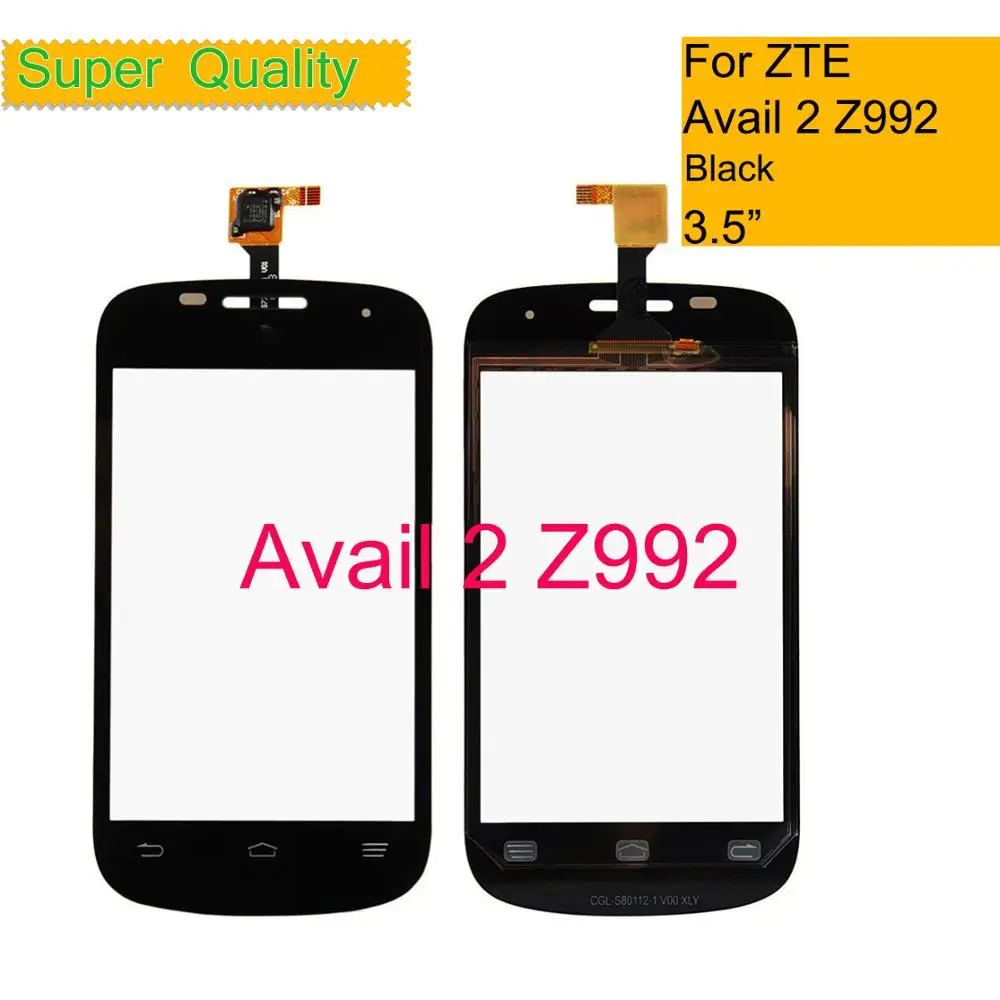 For ZTE Avail 2 Z992 Mobile Phone Touch Screen Digitizer Z992 Touch Panel Touchscreen Glass Part Replacement Black
For ZTE Avail 2 Z992 Mobile Phone Touch Screen Digitizer Z992 Touch Panel Touchscreen Glass Part Replacement Black