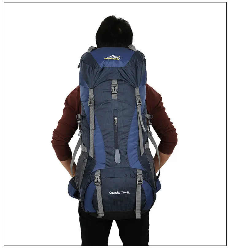 75L Waterproof Polyester Outdoor Travel Backpack Rucksack Sport Bag With Rain Cover Camping Hiking Climbing Backpack Mochila
75L Waterproof Polyester Outdoor Travel Backpack Rucksack Sport Bag With Rain Cover Camping Hiking Climbing Backpack Mochila