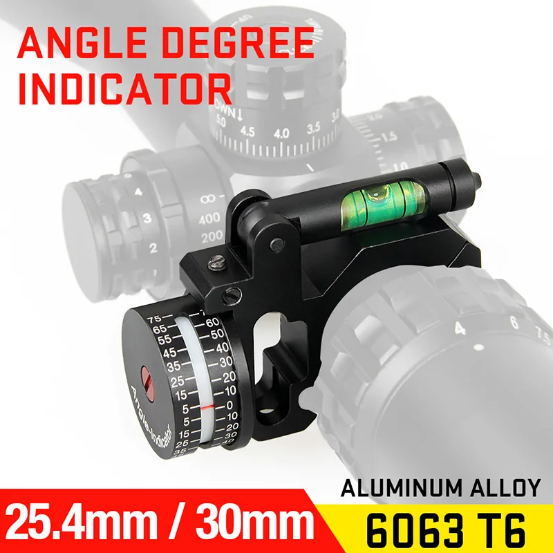 PPT 25.4mm 30mm Bubble Level Scope Mount with Angle Degree Indicator 6063 T6 Aluminum Black Color Hunting Shooting gs24-0184
PPT 25.4mm 30mm Bubble Level Scope Mount with Angle Degree Indicator 6063 T6 Aluminum Black Color Hunting Shooting gs24-0184