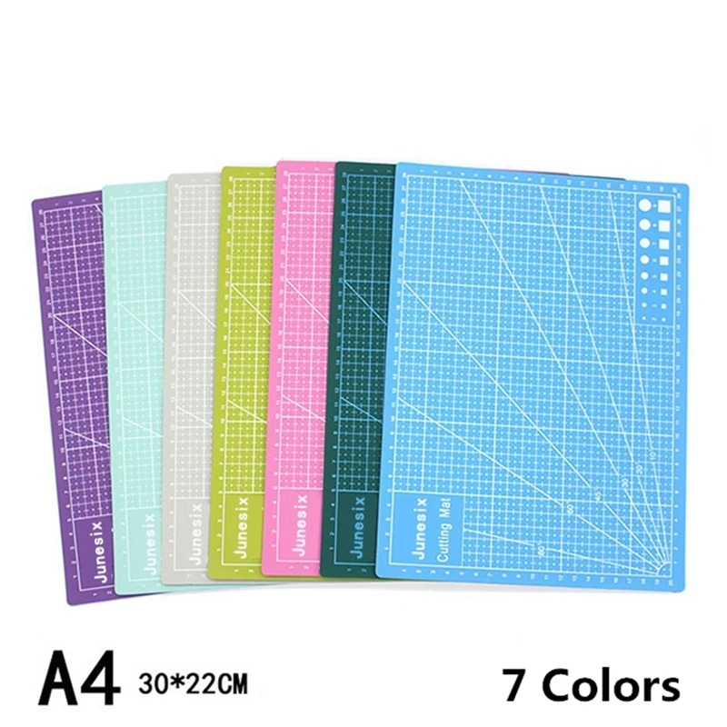 7 Colors A4 PVC Patchwork Cutting Mat Home Manual Paper Crafts Cutter Pad Tool Double-Sided Self-Healing Soft Engraving Board
7 Colors A4 PVC Patchwork Cutting Mat Home Manual Paper Crafts Cutter Pad Tool Double-Sided Self-Healing Soft Engraving Board