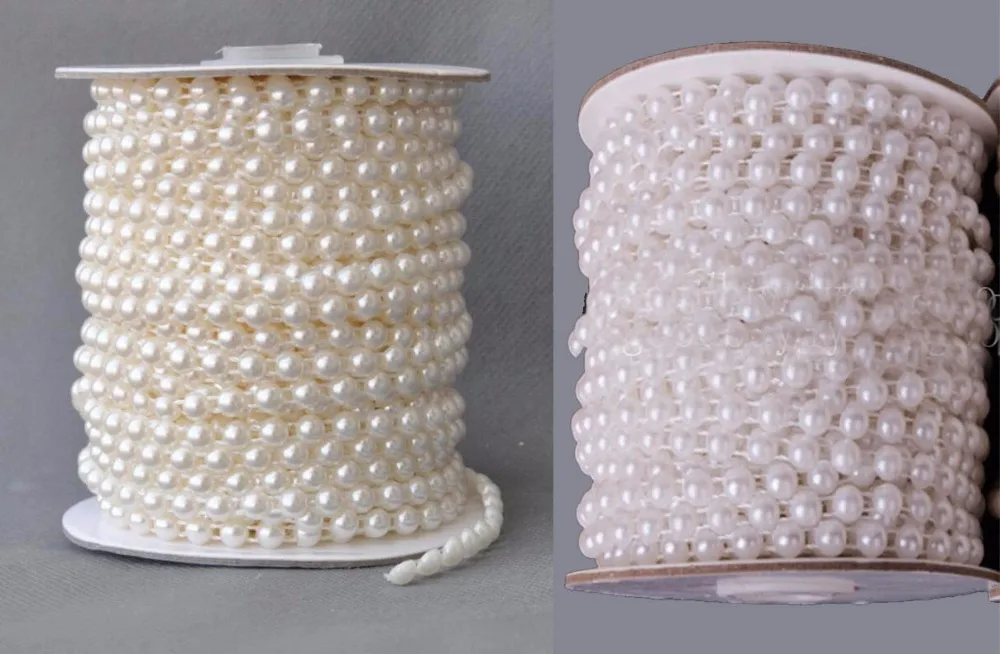 1 Spool 25 Meters Ivory/White Flatback Half Round ABS Pearl Garland Wedding Party Centerpiece Hanging Decoration 6mm VX13
1 Spool 25 Meters Ivory/White Flatback Half Round ABS Pearl Garland Wedding Party Centerpiece Hanging Decoration 6mm VX13