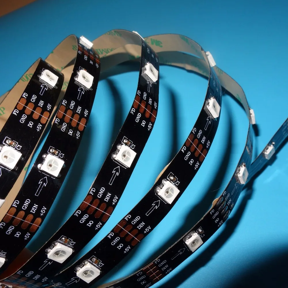 NEW desig!Addressable 5m 30LEDs/m DC5V WS2813 RGB led pixel strip,NON-waterproof,with 30pixels/M;black PCB
NEW desig!Addressable 5m 30LEDs/m DC5V WS2813 RGB led pixel strip,NON-waterproof,with 30pixels/M;black PCB