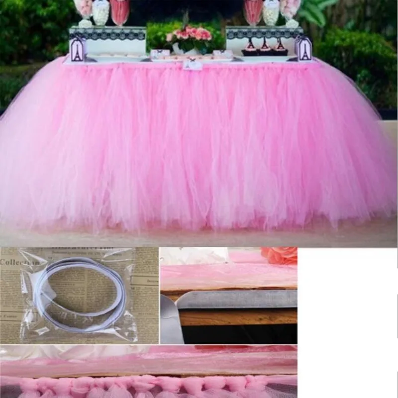 NEW Romantic Tulle Tutu Table Skirt Tableware for Birthday Decoration Baby Shower Party Wedding Table Skirt Home Decor
NEW Romantic Tulle Tutu Table Skirt Tableware for Birthday Decoration Baby Shower Party Wedding Table Skirt Home Decor