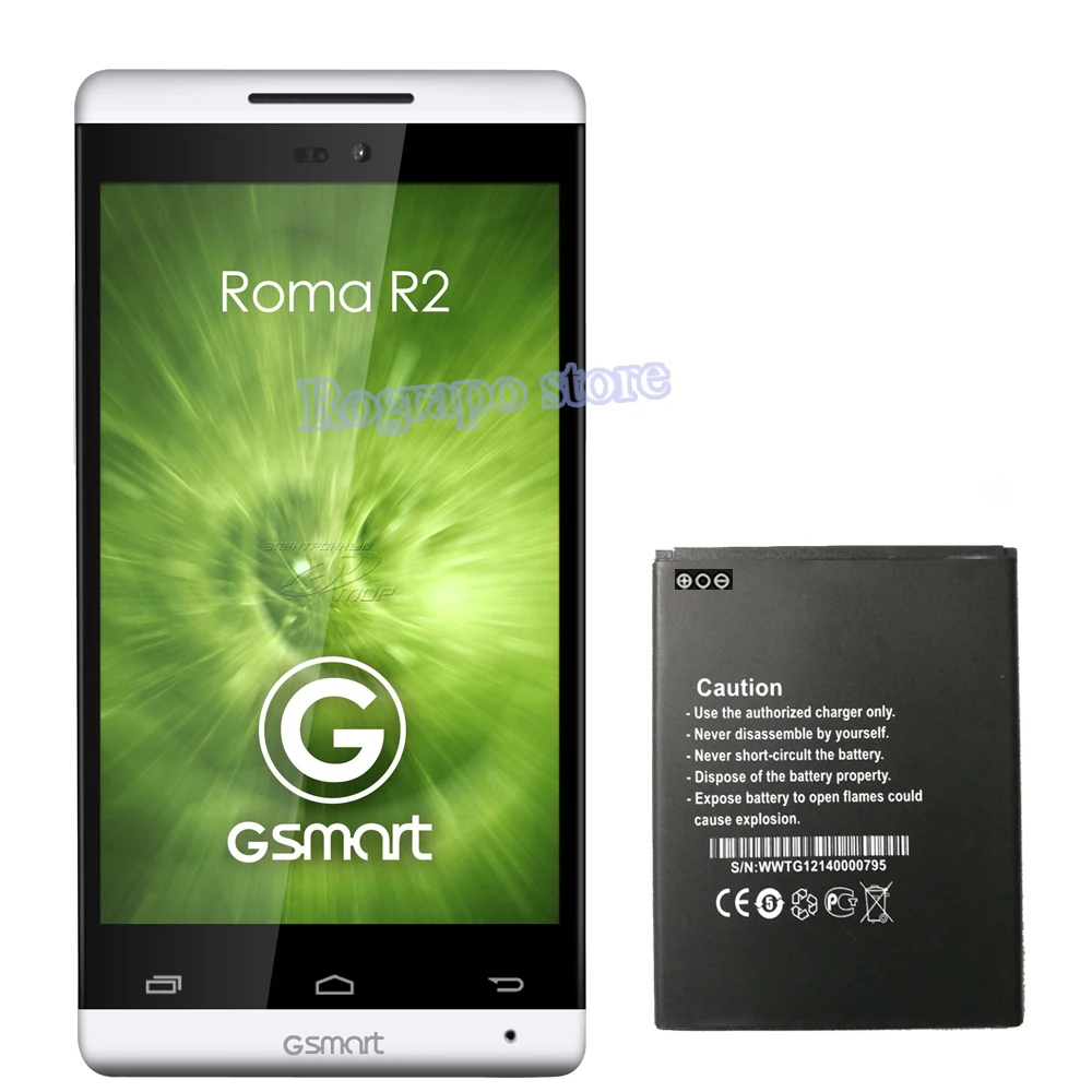 New Replacement Battery Baterij Batterie For Gigabyte GSmart Roma R2 Mobile Phone Batteries Accumulator
New Replacement Battery Baterij Batterie For Gigabyte GSmart Roma R2 Mobile Phone Batteries Accumulator
