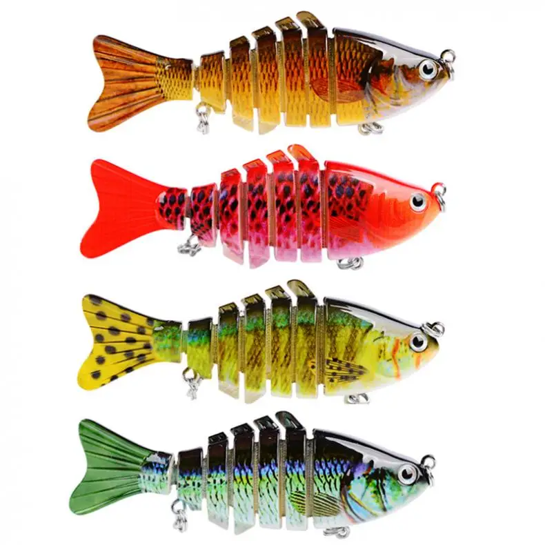10cm 15g 7 Segments Fishing Wobblers Swimbait Crankbait Fishing Lure Artificial Bait with 6# Hooks 4 Colors Optional
10cm 15g 7 Segments Fishing Wobblers Swimbait Crankbait Fishing Lure Artificial Bait with 6# Hooks 4 Colors Optional
