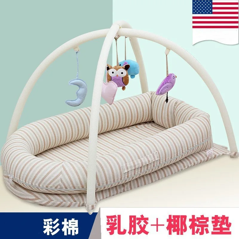 Baby natural color cotton portable bed newborn play bed kids bed baby cribs for infants
Baby natural color cotton portable bed newborn play bed kids bed baby cribs for infants