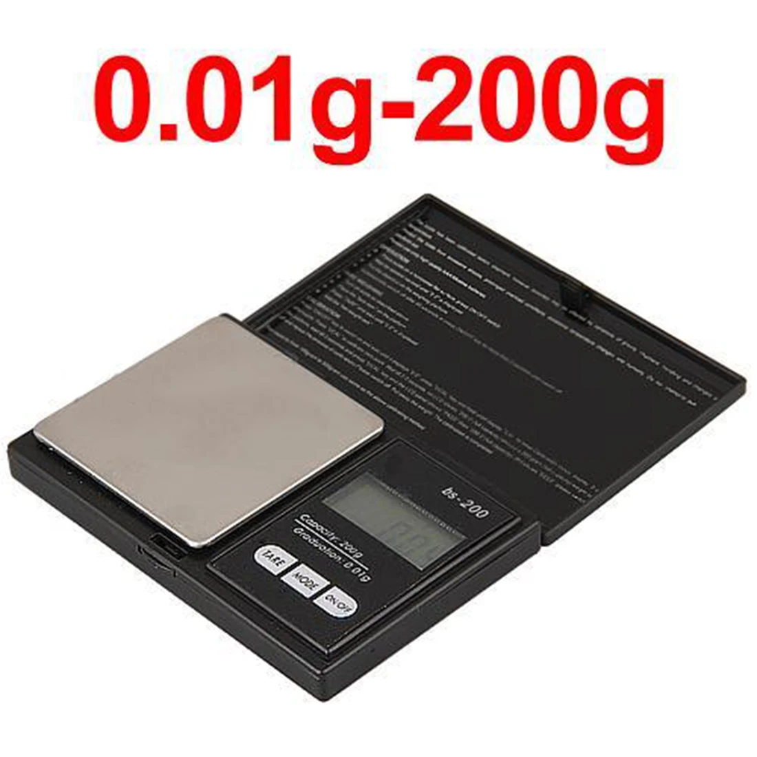 Mini Precision Digital Scale 200g x 0.01g Jewelry Gold Silver Coin Gram Pocket Size Display Units Pocket Electronic Scales
Mini Precision Digital Scale 200g x 0.01g Jewelry Gold Silver Coin Gram Pocket Size Display Units Pocket Electronic Scales