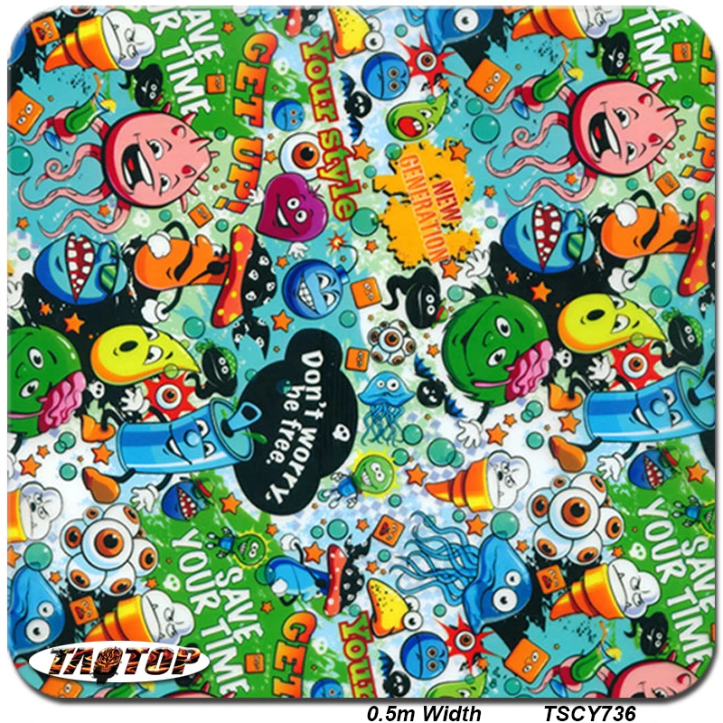 Hydro Printing Film Cartoon TSCY736 0.5M * 20M Aqua Transfer Printing Hydrografic Film Water Transfer Printing Film
Hydro Printing Film Cartoon TSCY736 0.5M * 20M Aqua Transfer Printing Hydrografic Film Water Transfer Printing Film