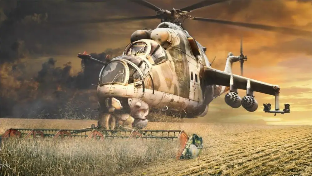 Mi 24 HIND GUNSHIP russian russia military weapon helicopter aircraft 4 Sizes Home Decoration Canvas Poster Print
Mi 24 HIND GUNSHIP russian russia military weapon helicopter aircraft 4 Sizes Home Decoration Canvas Poster Print