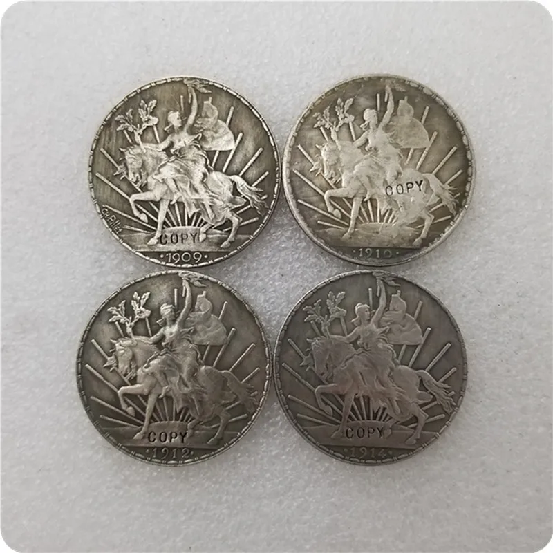 1909 (CH. Pillet) 1910 1912 1914 Мексика 1 песо копия памятные монеты Реплика медаль