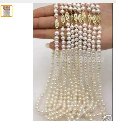 Women Gift Freshwater fashion DIY jewelry AAA 7-8MM Akoya Cultured Pearl Necklace 17.5"
Women Gift Freshwater fashion DIY jewelry AAA 7-8MM Akoya Cultured Pearl Necklace 17.5"
