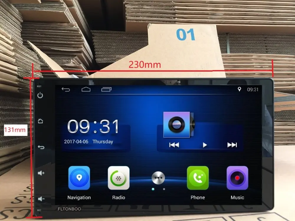 9 дюймов 1024x600 четырехъядерный Android 7 0 для toyota Sienna car deckless gps навигация радио 3G BT Wifi