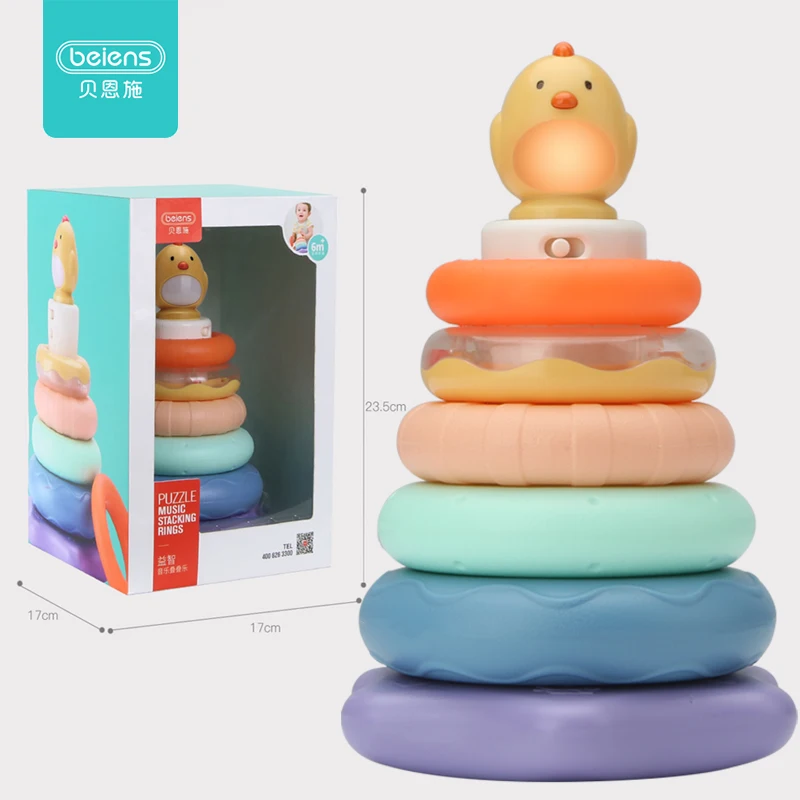Beiens Stacking Rings Toy Baby Rainbow Tower Ring Rattles Toys Children Building Blocks Stack Up Assembled Toy Educational Toys
Beiens Stacking Rings Toy Baby Rainbow Tower Ring Rattles Toys Children Building Blocks Stack Up Assembled Toy Educational Toys