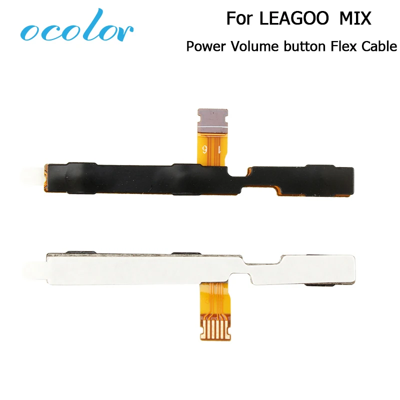 Гибкий кабель боковой кнопки ocolor для LEAGOO MIX 100% новый питания + Кнопка громкости