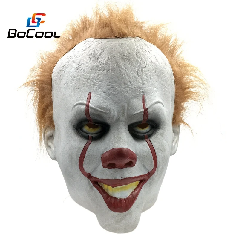 Стивена Кинга это маска пеннивайза Латекс Хэллоуин пугающая Маска Клоун для