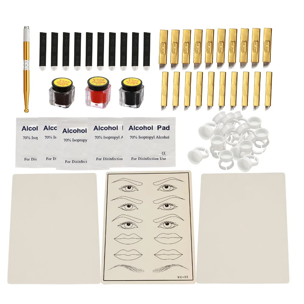 Anmas Rucci Microblading Practice Skin HandMade Pen Makeup Permanent Eyebrow Needle Pigment Kit for Beginner
Anmas Rucci Microblading Practice Skin HandMade Pen Makeup Permanent Eyebrow Needle Pigment Kit for Beginner