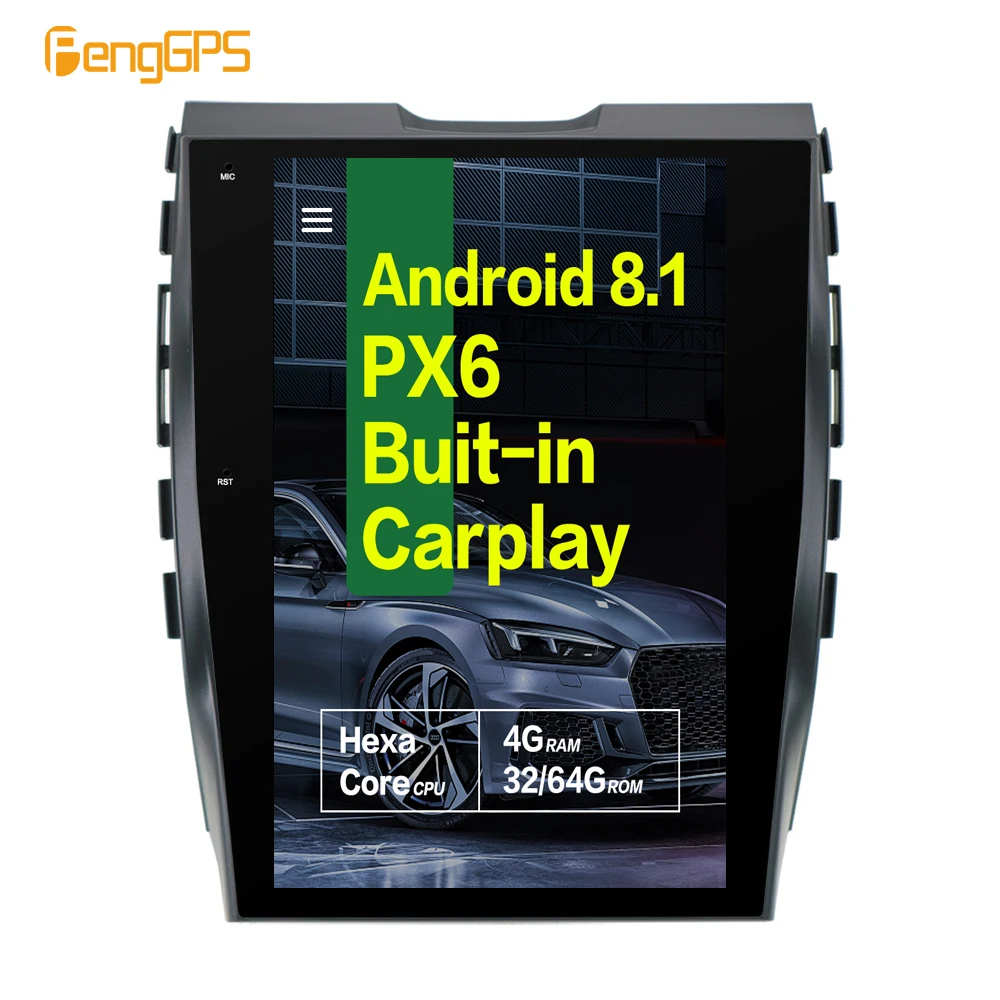 4+64G Android 8.1 Tesla Style Car Radio Vertical Screen For Ford EDGE 2015+ GPS Navigation Headunit Multimedia Player carplayer
4+64G Android 8.1 Tesla Style Car Radio Vertical Screen For Ford EDGE 2015+ GPS Navigation Headunit Multimedia Player carplayer
