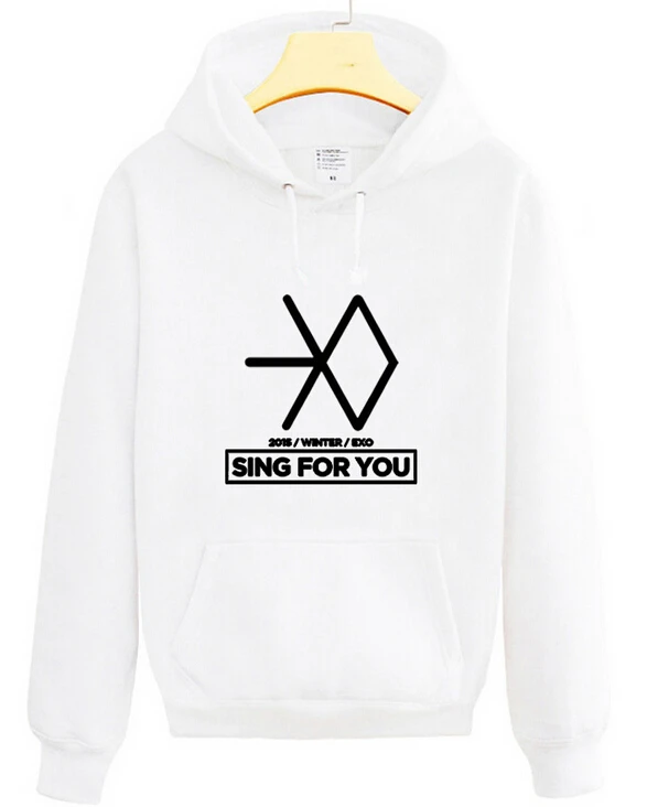 Fashion autumn winter kpop exo fleece hoodie 2015 winter sing for you printing lovers pullover sweatshirt sudaderas
Fashion autumn winter kpop exo fleece hoodie 2015 winter sing for you printing lovers pullover sweatshirt sudaderas