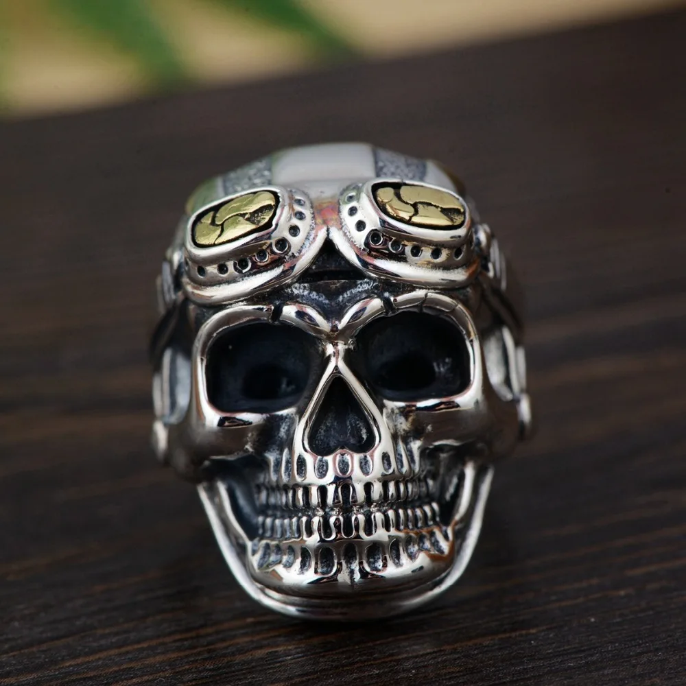 Real 925 Sterling Silver skeleton ring For Men Pirates of the Caribbean Single Ring Resizable Size Personality Party Gifts
Real 925 Sterling Silver skeleton ring For Men Pirates of the Caribbean Single Ring Resizable Size Personality Party Gifts