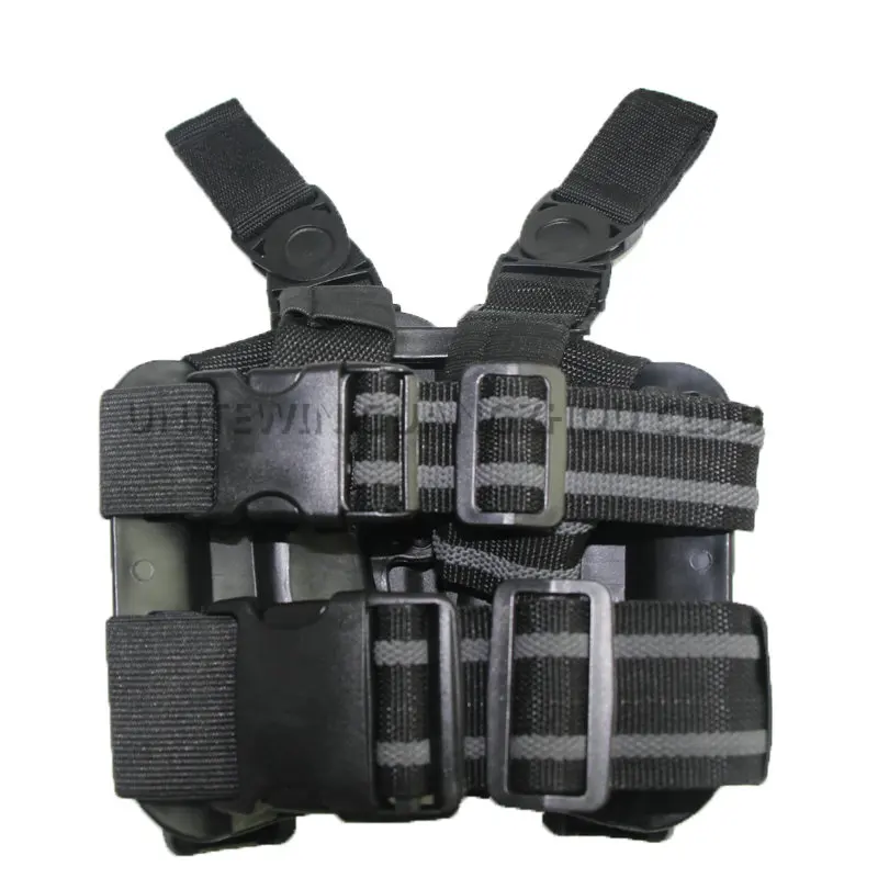 Black Puttee Thigh Leg Tactical Holster+Magazine Pouches Holders Gun Holster Protective Fit For Colt 1911
Black Puttee Thigh Leg Tactical Holster+Magazine Pouches Holders Gun Holster Protective Fit For Colt 1911