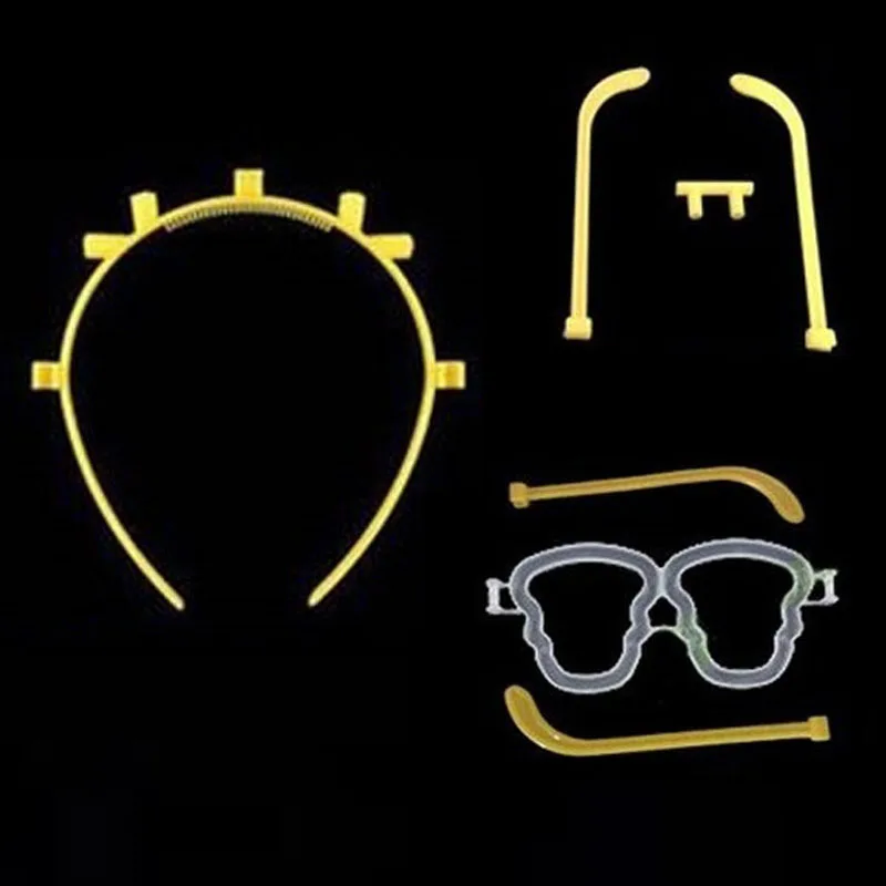 100pcs Party Plastic Glasses Headband Party Concerts Supplies Favors for 20cm length Luminous Glow Sticks Fluorescence Stick
100pcs Party Plastic Glasses Headband Party Concerts Supplies Favors for 20cm length Luminous Glow Sticks Fluorescence Stick
