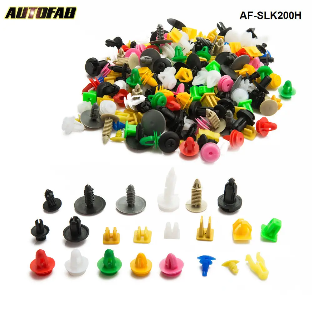 200pcs/LOT Mixed Auto Fastener Vehicle Car Bumper Clips Retainer Fastener Rivet Door Panel Fender Liner Universal AF-SLK200H
200pcs/LOT Mixed Auto Fastener Vehicle Car Bumper Clips Retainer Fastener Rivet Door Panel Fender Liner Universal AF-SLK200H
