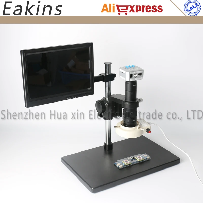 20MP HDMI USB Outputs Electron Industry Microscope Camera+180X/300X C-MOUNT Lens +8 Inch Monitor +LED Light +Lift Bracket
20MP HDMI USB Outputs Electron Industry Microscope Camera+180X/300X C-MOUNT Lens +8 Inch Monitor +LED Light +Lift Bracket