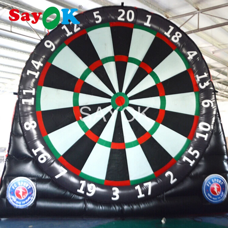 4m H Inflatable Soccer Darts Board Double Side Inflatable Football Darts Board with 6 Footballs and Free Logo for Sports Games
4m H Inflatable Soccer Darts Board Double Side Inflatable Football Darts Board with 6 Footballs and Free Logo for Sports Games