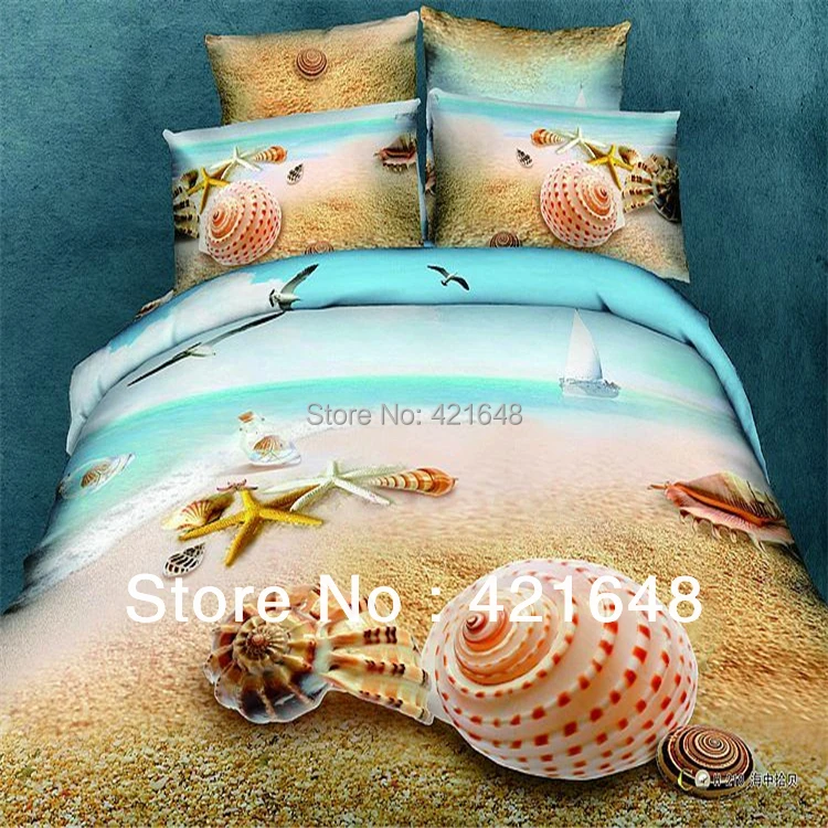 New pattern 3D oil painting beach &seashell bedding for queen size bed, 4pc 3d oil bedding without filler,summer beach &shell
New pattern 3D oil painting beach &seashell bedding for queen size bed, 4pc 3d oil bedding without filler,summer beach &shell