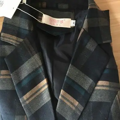 2020 spring new women's short plaid jacket Slim was thin blazer suits long sleeves small suit a buckle female jacket wj783
2020 spring new women's short plaid jacket Slim was thin blazer suits long sleeves small suit a buckle female jacket wj783